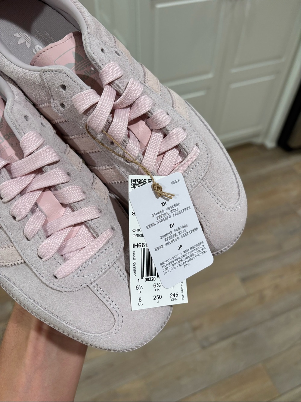 Adidas Samba OG 'Sandy Pink’ Women’s Size 6-8 Suede Low-Top Sneakers NEW! IH6615 - Picture 2 of 6